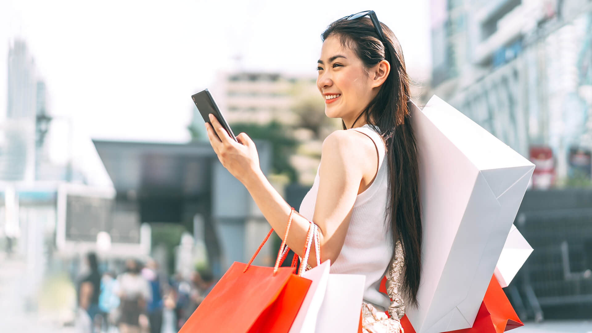 retail therapy shopper