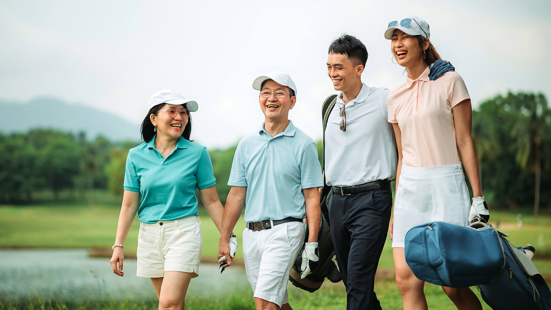 group of golfers