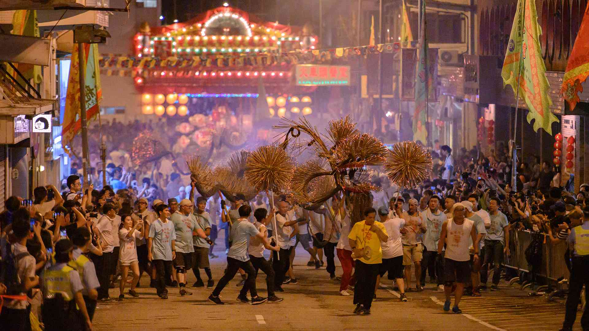 hong kong dragon dance